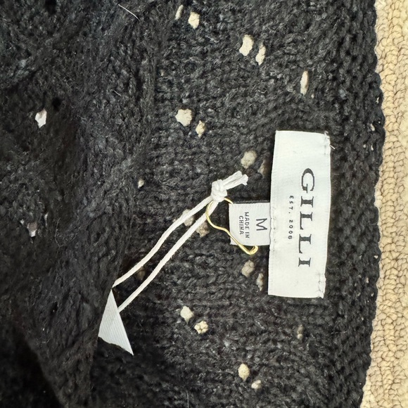 Gilli Black and Cream Knit Sweater - Picture 3 of 4